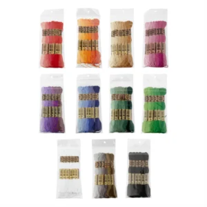 Hilos de Bordado Mouline 48 Metros - 6 Colores
